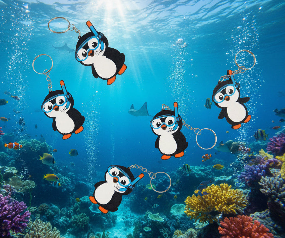 Lovable Pengy Keychains SNORKEL