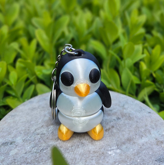 3D Fidget Penguin Keychains TRADITIONAL