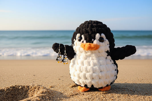 Matching Set Tummy Penguin + Earrings TRADITIONAL