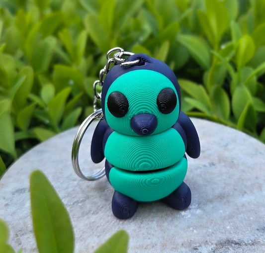 3D Fidget Penguin Keychains UNDER THE SEA
