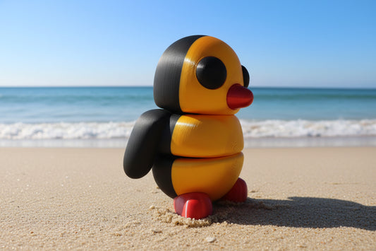 3D Medium Fidget Gippy Penguin VEGEMITE